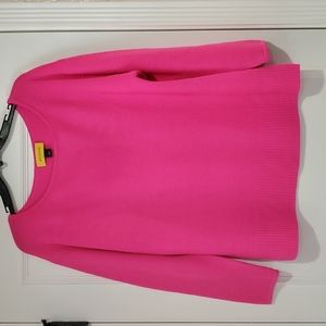 St John Bright Pink Sweater